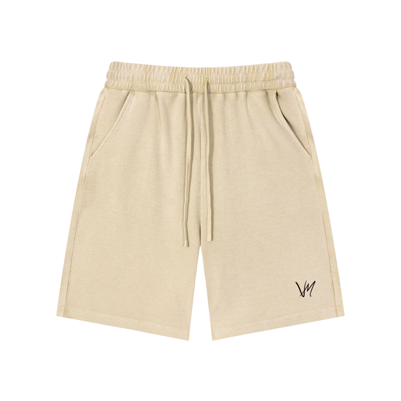 Mineral Wash Waffle Knit Shorts